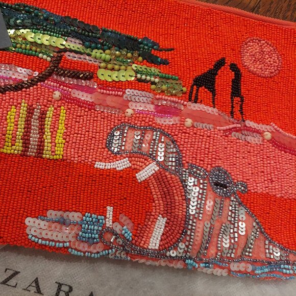 Zara beaded clutch - Picture 3 of 4